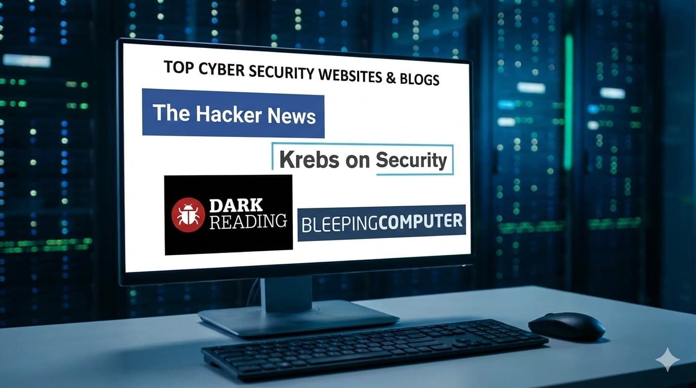 Overview of top cyber security websites and blogs.